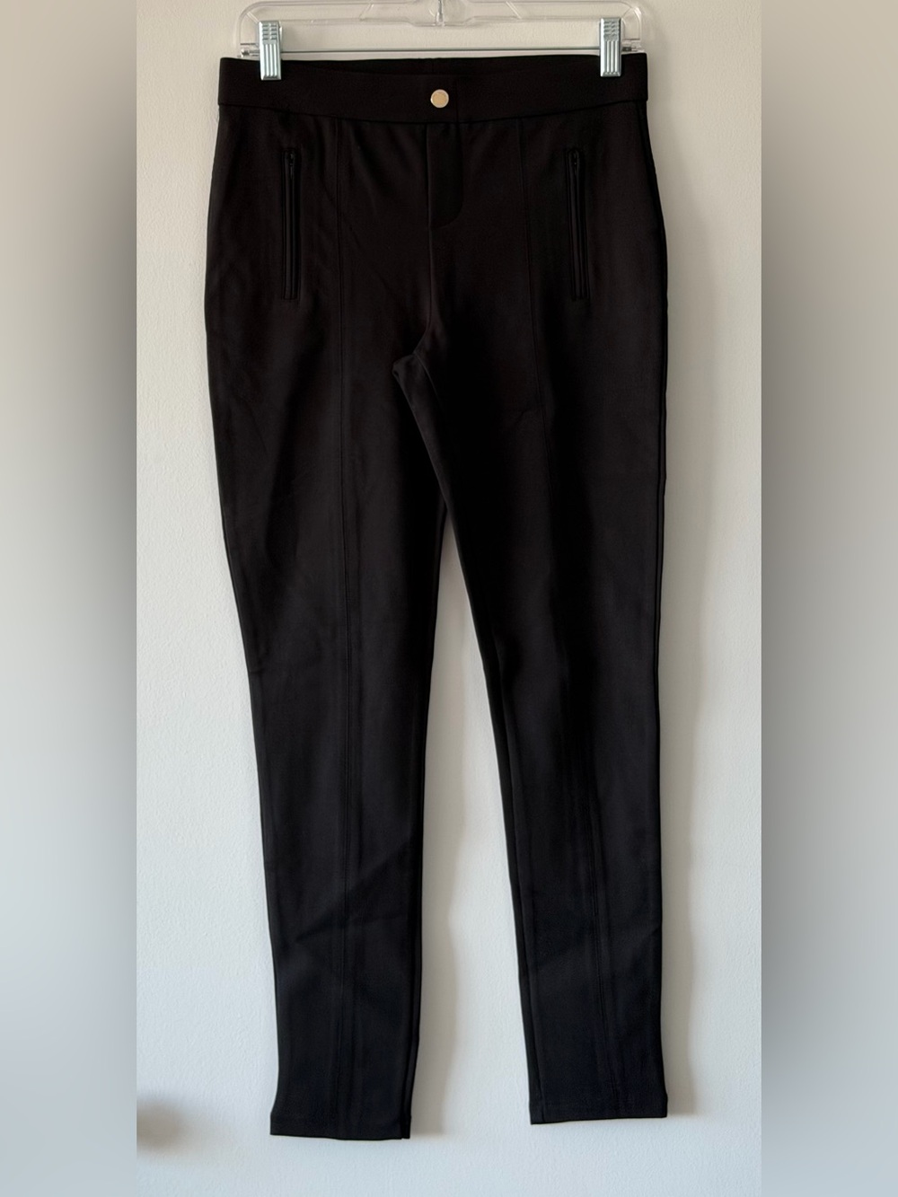 NWT Philosophy Republic Clothing Black Slim Ponte Knit Skinny Ankle Pants Sz 6